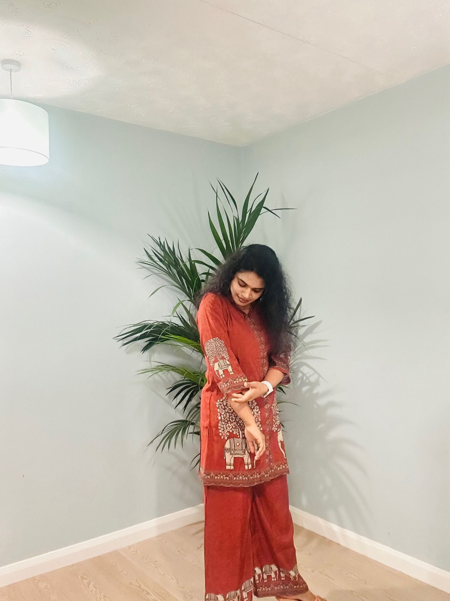 Rustic Earth Folk Printed Co-ord Set