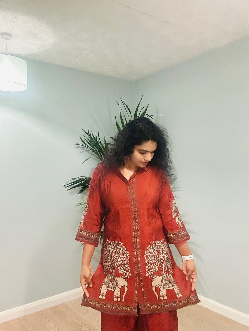 Rustic Earth Folk Printed Co-ord Set